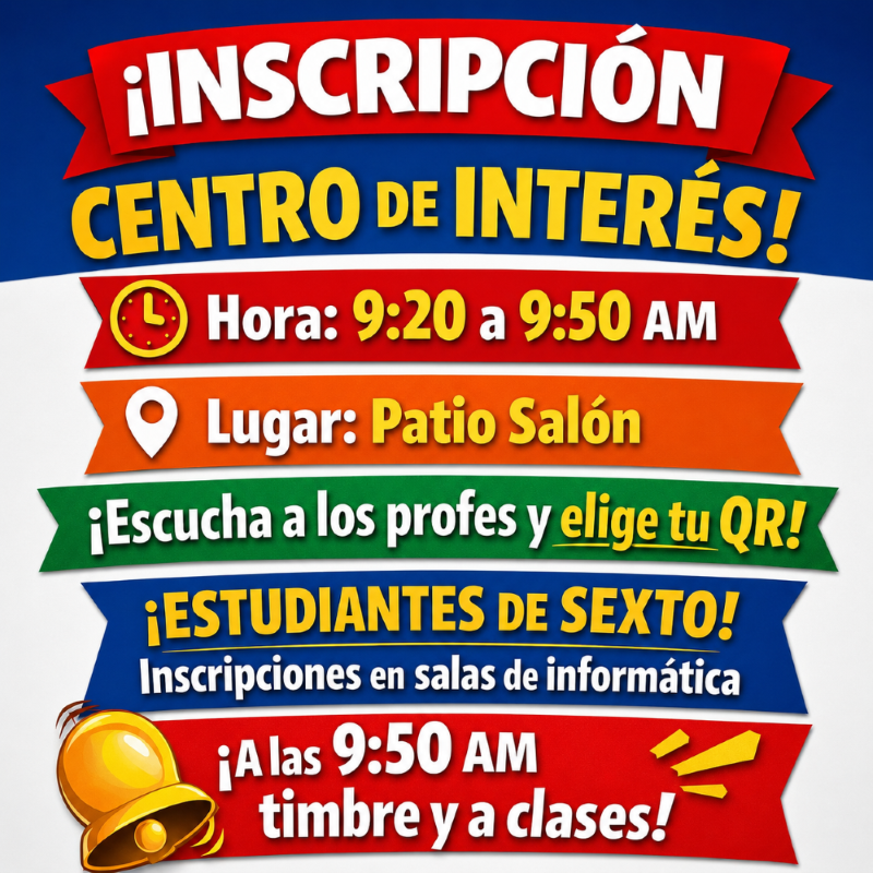 Fecha limite: 14 abril