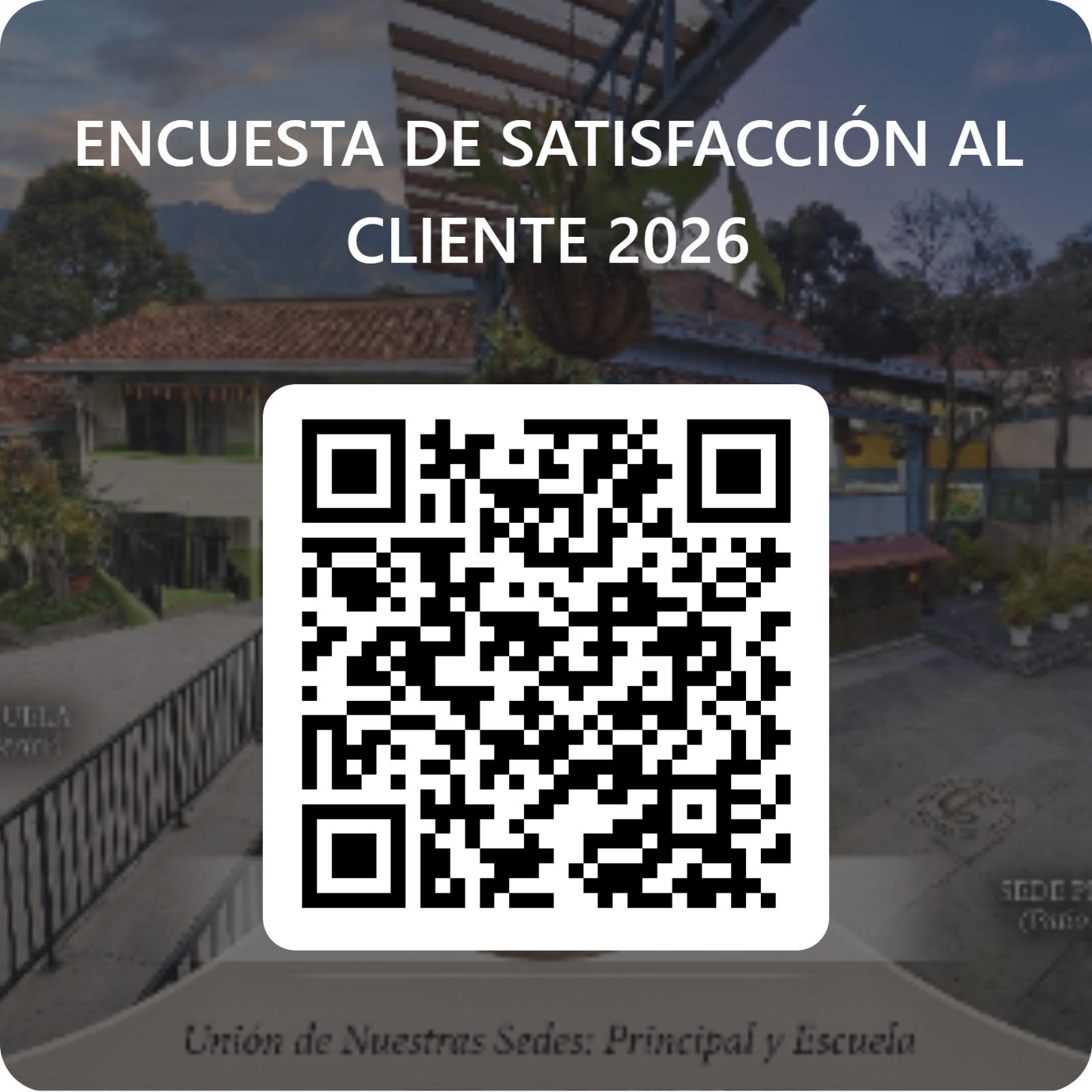 La Institución Educativa Doce de Octubre invita a toda la comunidad educativa a participar en la Encuesta de Satisfacción al Cliente 2026. Tu opinión es fundamental para fortalecer nuestros procesos, mejorar la calidad del servicio.