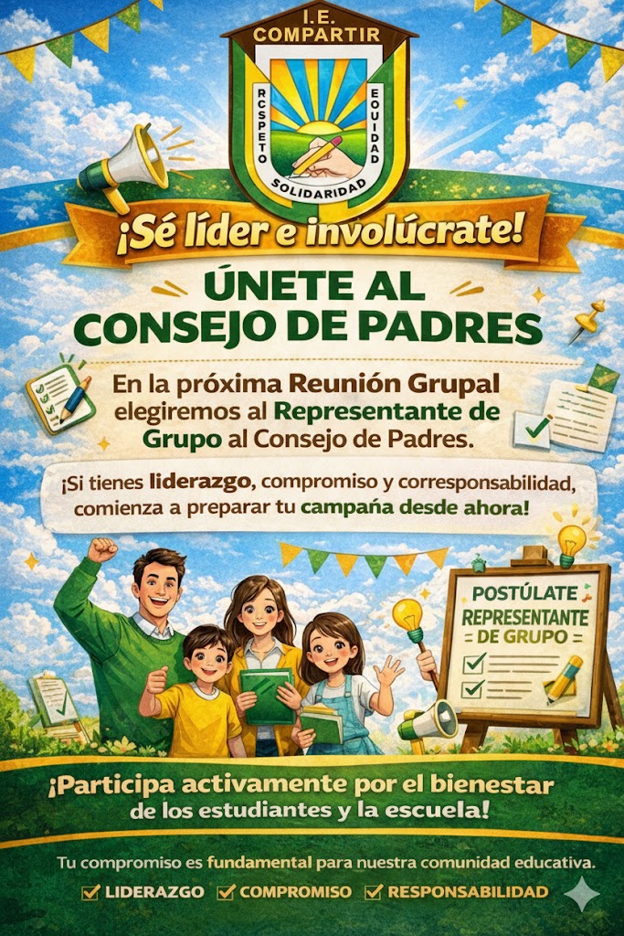 ÚNETE AL CONSEJO DE PADRES