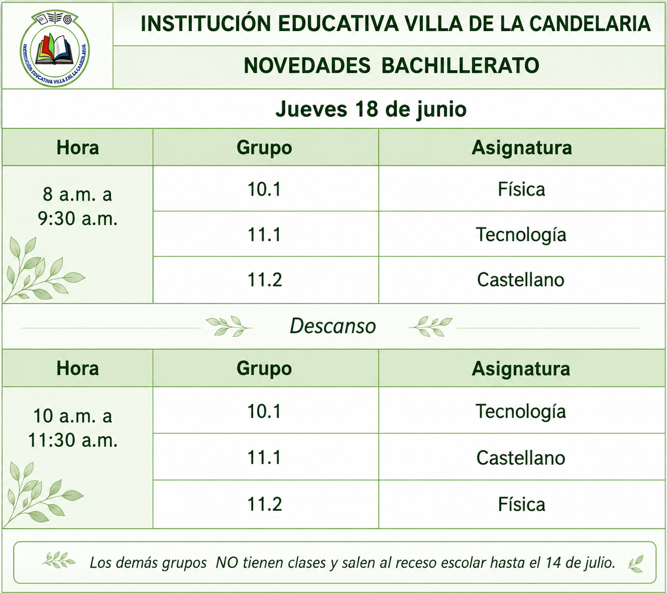 Novedades