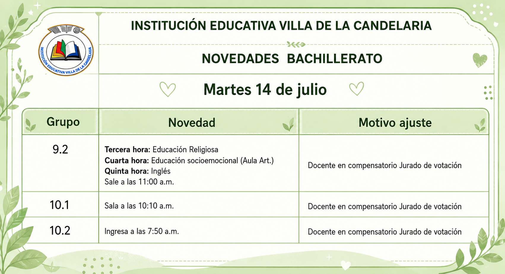 Novedades