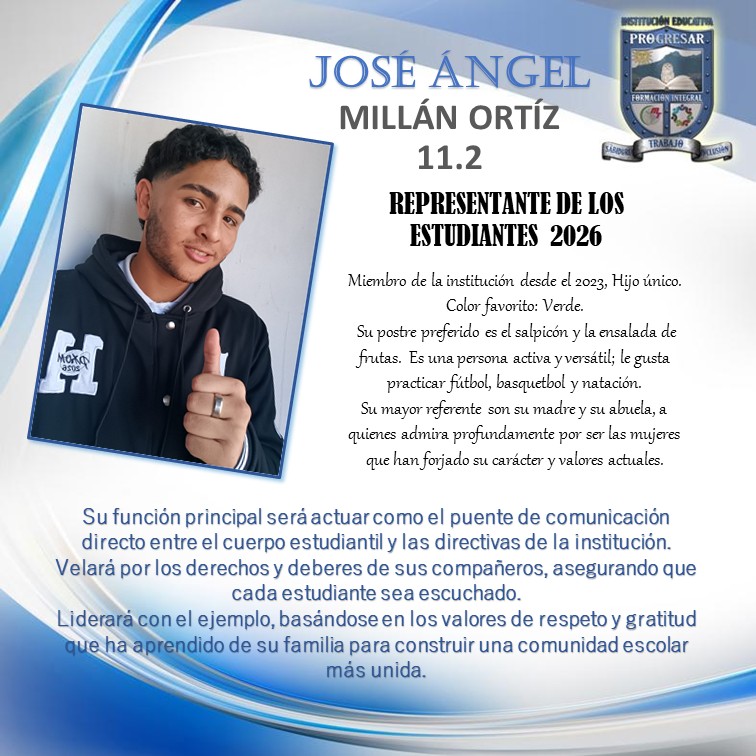 Representante de los Estudiantes 2026