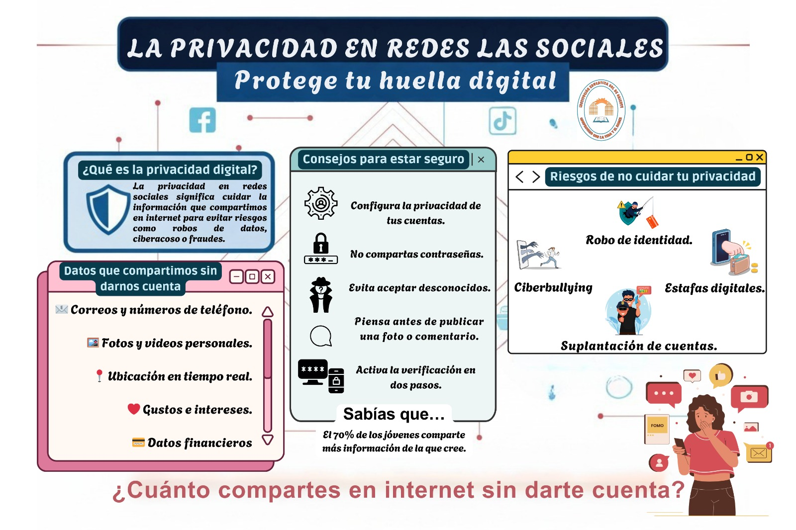 No se trata de vivir con miedo, sino de vivir con conciencia digital.