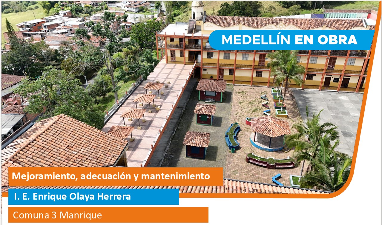 Invitación al inicio de obra para el mejoramiento, adecuación y mantenimiento de la infraestructura escolar, específicamente la canalización de agua en el acceso principal de la institución.