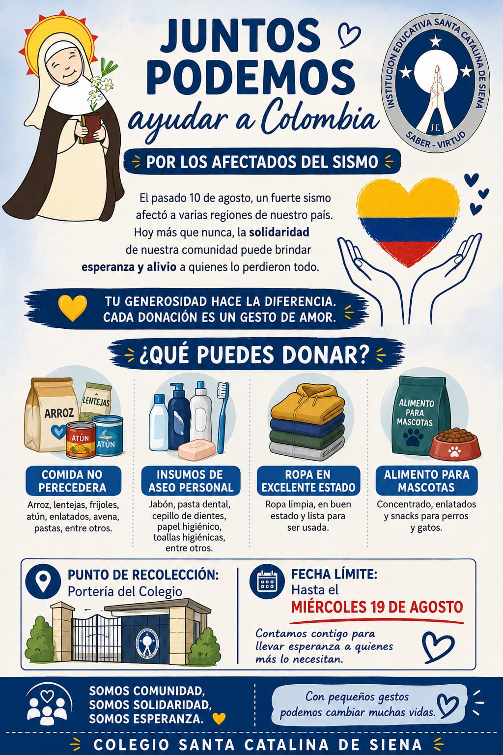 JUNTOS PODEMOS AYUDAR A COLOMBIA
