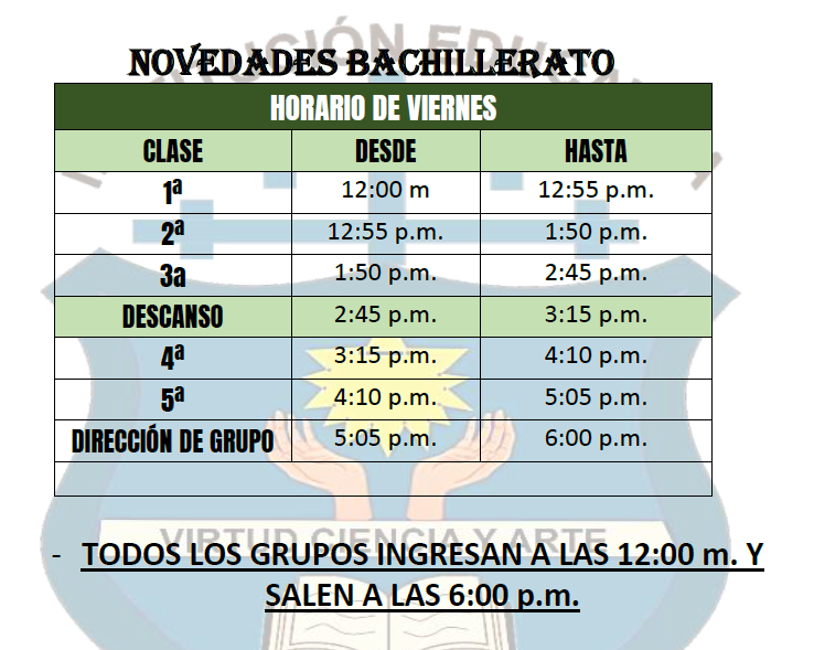 Horario
