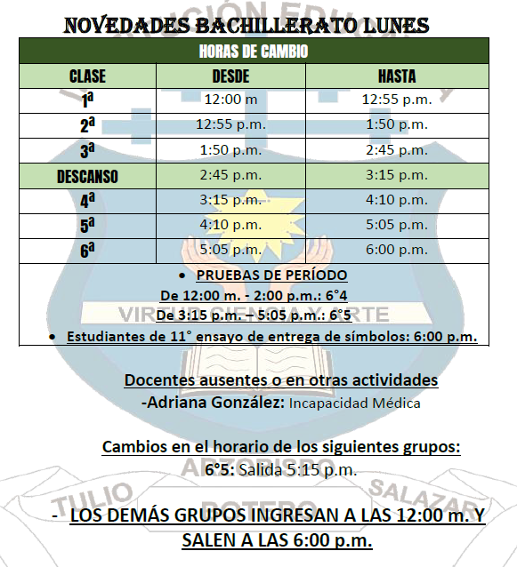 Horario