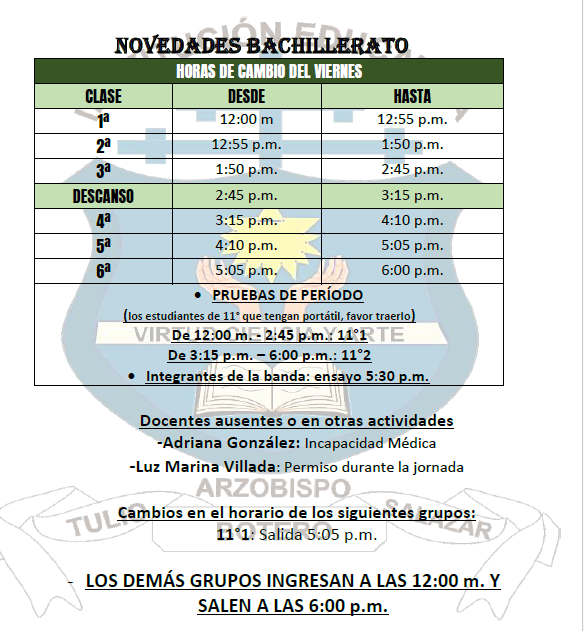 Horario