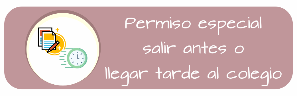 Permiso salir antes o llegar tarde